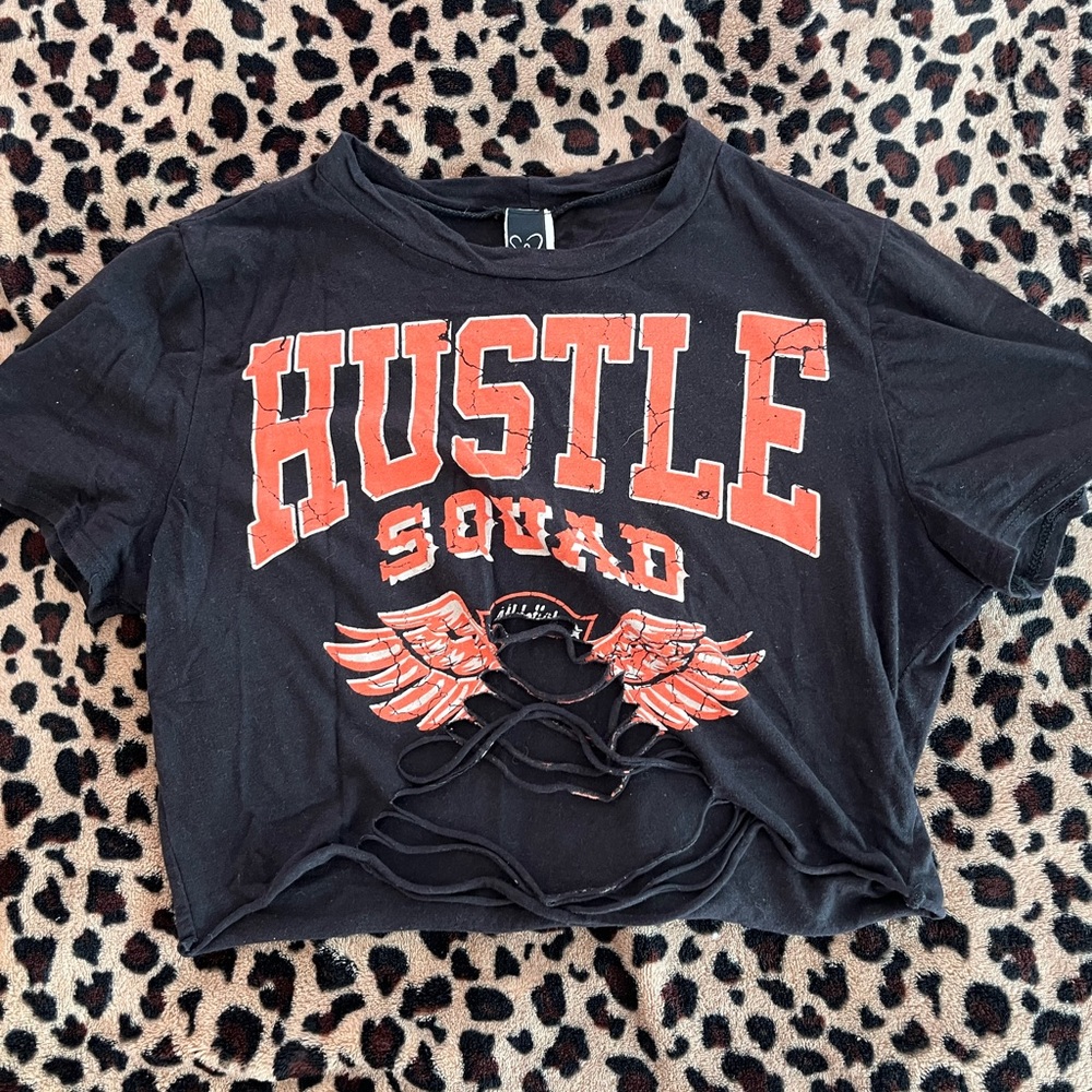 Hustle crop top